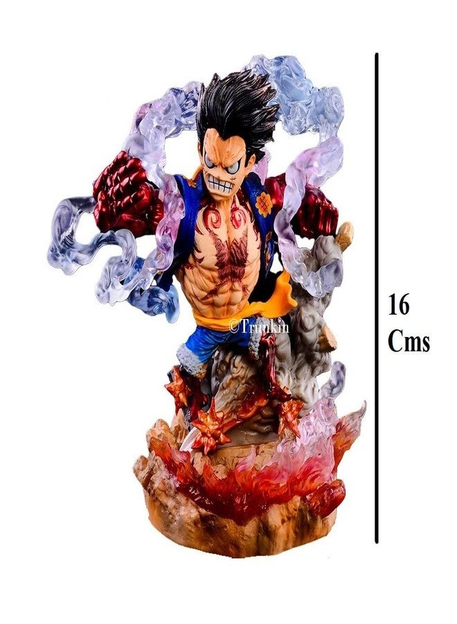 Trunkin One Piece Monkey D Luffy G5 Gear Fourth Ape King Spear Action Figure | Weeb Manga Collectible Action Figure Standie | Anime Figurine PVC 16 Cm - Image 3